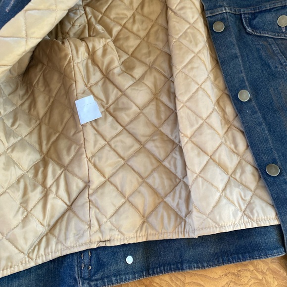 Women's Quilted Denim Jacket Size~ Medium - Picture 2 of 4